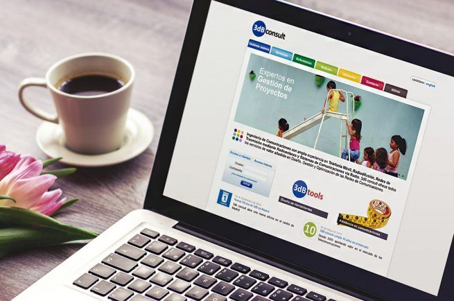 Imagen del sitio web de 3db Consult