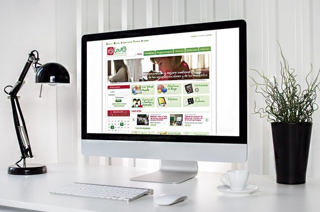 Imagen del sitio web de Lauro Ikastola