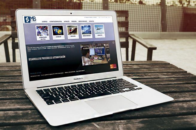 Imagen del sitio web de MB Sistemas